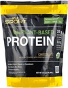 California Gold Nutrition Sport, Protéines végétales avec concentré de protéines de riz brun biologique, lin, graines de chia, chocolat, 2 lb (907 g)