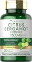 Carlyle Citrus Bergamot Supplément de 1500mg Complexe d'extrait de 120 Capsules
