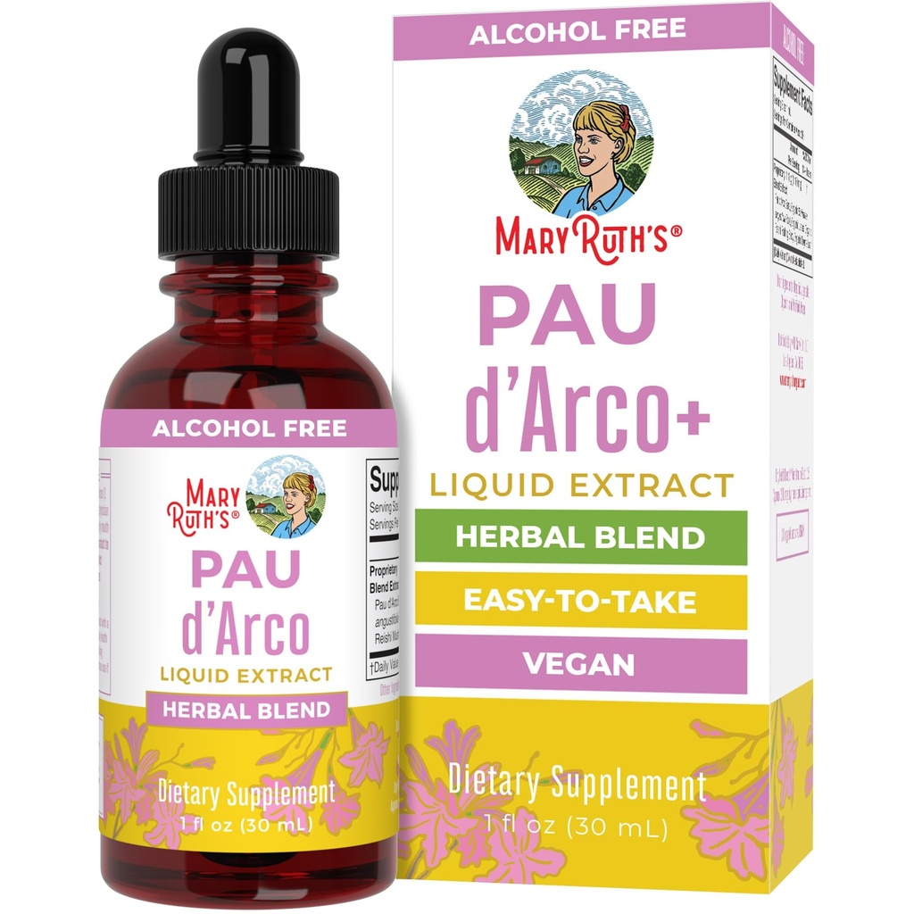 MARIRUTH'S Organics PAU D'Arco Mélange d'herbes de Reishi Champignons d'Echinacea angustifolia Racine d'Usnea Lichen d'Usnea Feuille de thym d'Usnea Végétalien Projet non-OGM Vérifié Sans gluten d'Usnea 30 portions