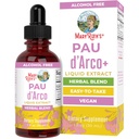 MaryRuth Organics PAU D'Arco Herbal Blend | Reishi Mushroom | Echinacea angustifolia Root | Usnea Lichen | Thyme Leaf | Vegan | Non-GMO Project Verified | Gluten Free | 30 Servings | 1 Fl Oz