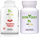 Extrait de cerise à tartre hautement potent 3000 mg et NutriGout Uric Acid Support