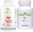 Extrait de cerise à tartre hautement potent 3000 mg et NutriGout Uric Acid Support