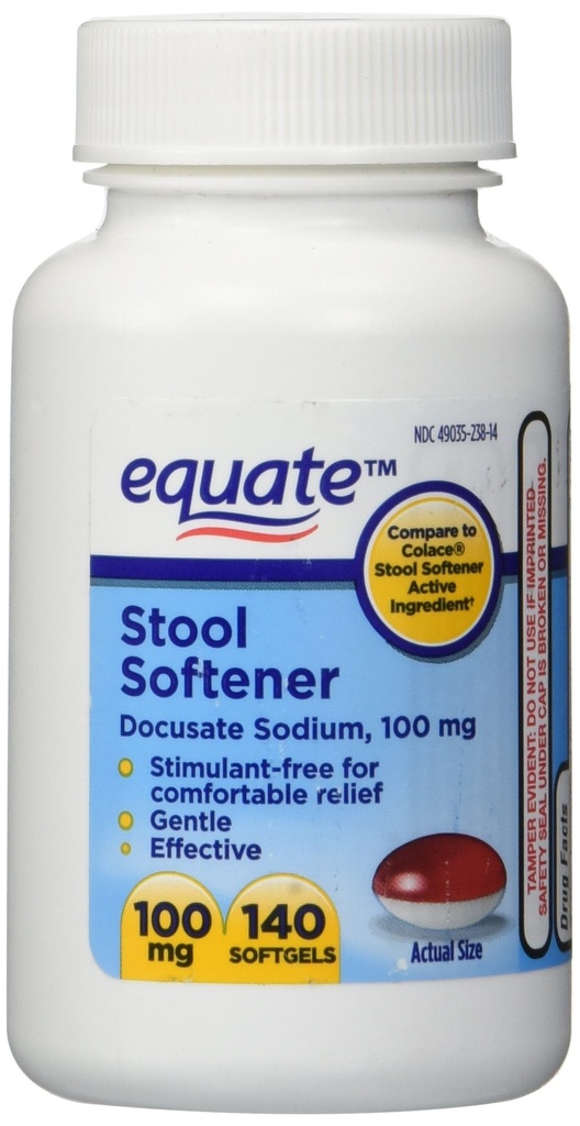 Equipe - Tabouret assoupli 100 mg, 140 Capsules (Comparer avec le Colace) (1)