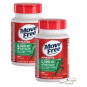 Move Free Advanced Plus Comprimés enrobés MSM, supplément santé mixte avec la glucosamine et la chondroïtine, 120 Compte, paquet de 2