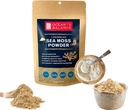 Ocean's Balance Clean Taste of Maine Sea Moss Powder (4oz) - Raw, Wildcrafted, Premium Quality - Soutient la désintoxication, la santé digestive, le système immunitaire, la peau et les cheveux par choix de la nature