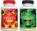 Équilibre végétarien des super-aliments Rouges Fruits et Verts Légumes végétaliens Fruits et Végétations Bilan naturel de 90 Fruits, 90 Capsules de légumes pour hommes, femmes et enfants