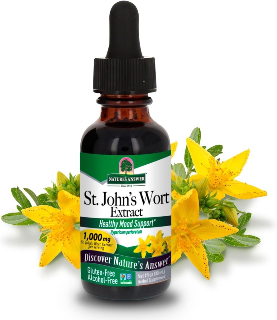 Nature's Answer St. John's Wort Extract liquide sans alcool (Hypericum Perforatum)