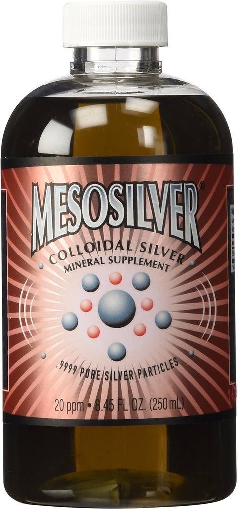 MesoSilver ® 20 ppm Argent colloïdal 250 mL/8,45 Oz
