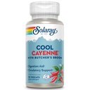 SOLARAY Cool Cayenne Pepper 40,000 HU avec bouchers balai pour un support de circulation sain