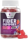Gommies de fibres pour adultes 4g - Supplément de gommy de fibres prébiotiques pour la santé digestive et le soutien de la régularité, supplément prébiotique quotidien soutient la santé de Gut pour les femmes et les hommes, Vegan - 60 Gommies