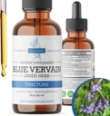 Bleu Vervain Herbe biologique, bleu Vervain Teinture, sans alcool, végétalien - 2 Fl Oz