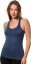 Merino Laine Tank Top Femmes - Sous-shirt actif Merino Laine Hydratant Respirant Anti-Odor Calque de base léger