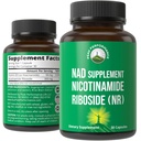 Peak Performance Nicotinamide Riboside NR Supplement Capsule - NMN Alternative NAD Supplement + Niacinamide for NAD+ Levels As We Age - 3rd Party Tested, Non-GMO, Vegan Vitamin for Women and Men