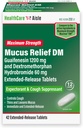 HealthCareAisle Guaifenesin 1200 mg Dextrométhorphane Hydrobromide 60 mg Comprimés à libération prolongée - 42 Compte - Exécutant de soulagement du mucus et suppresseur de la toux formulé pour soulager la congestion thoracique