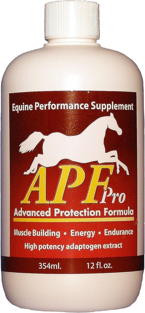 APF PRO Équiné -Natural University-Level Researched Horse Supplement, Santé gastrique, Résistance au stress, Soutien immunitaire, Santé musculaire, Endurance