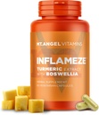 Mt. Angel Vitamins - InFlamEze, Boswellia, Curcumin, Quercetin, Bromelain (60 Vegetarian Capsules)