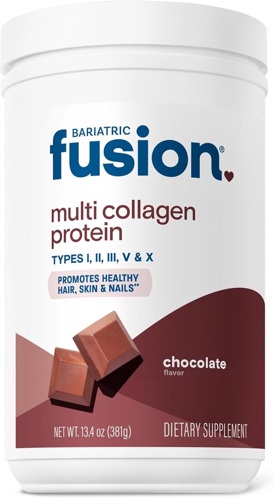 Fusion bariatrique Chocolat Multi Collagène Protéines Poudre de Collagène Hydrolysée Peptides Poudre Plus Complexe de soutien mixte de MSM et de Glucosamine de type 2