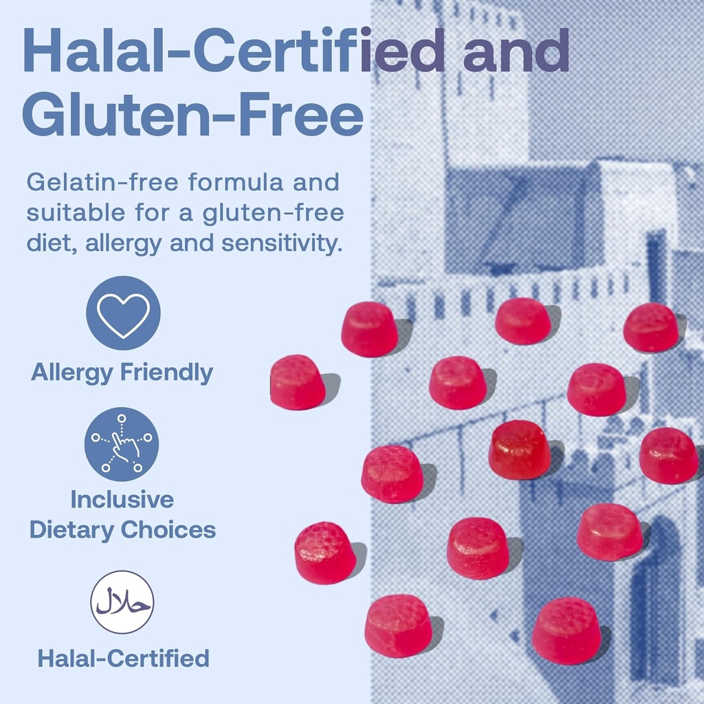 786 Biotine boost Vitamines - Vitamines halal pour cheveux, peau et ongles - Vegan, sans gluten, 10 000 mcg par portion [haute puissance]