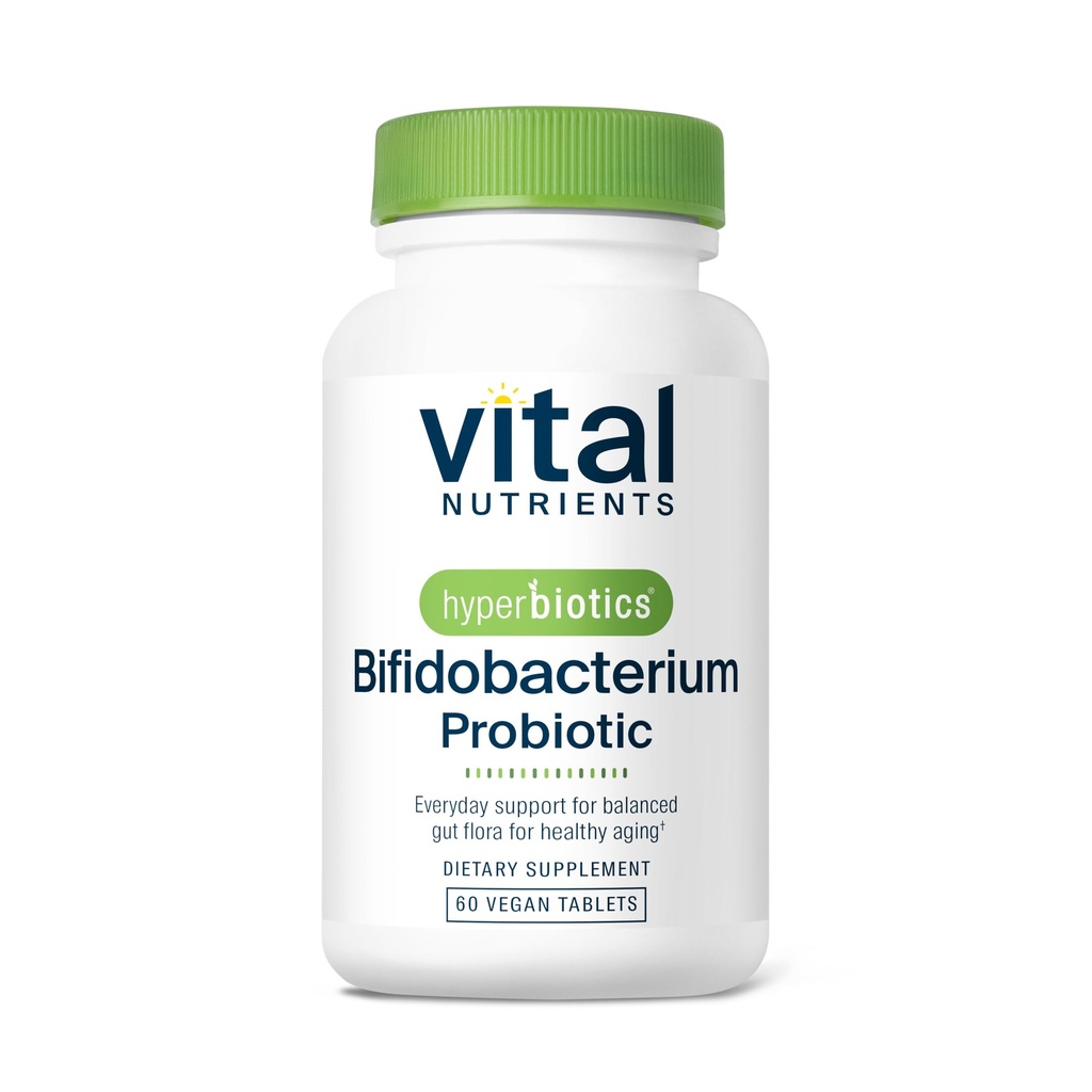 Hyperbiotiques Nutriments vitaux Bifidobacterium Probiotic (en anglais seulement) 7 Strains ciblées (en anglais seulement) Soutient la santé immunitaire et digestive pour les personnes âgées (en anglais seulement).