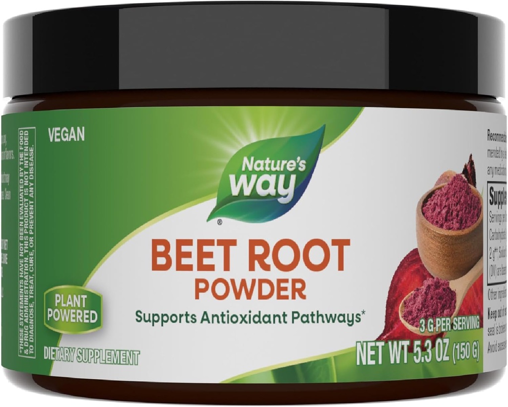 Nature's Way Beet Root Powder, Supports Antioxidant Pathways*, 5 Oz