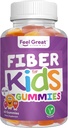 The Feel Great Vitamine Company Gommies en fibre pour les enfants pour le soutien digestif.