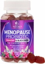 Suppléments à la ménopause pour les femmes - 3 milliards d'UFC Relief naturel à la ménopause pour les éclairs chauds et les sueurs nocturnes, PH, probiotiques de soutien à la santé vaginale pour les femmes Gummy, supplément probiotique - 60 Gummies