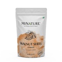 Poudre de coque de noyer naturel avec fermeture à glissière refermable, pas de silice et tous les additifs artificiels pour le broyage naturel maison 227g, 1/2lbs, 8oz (emballage peut varier)