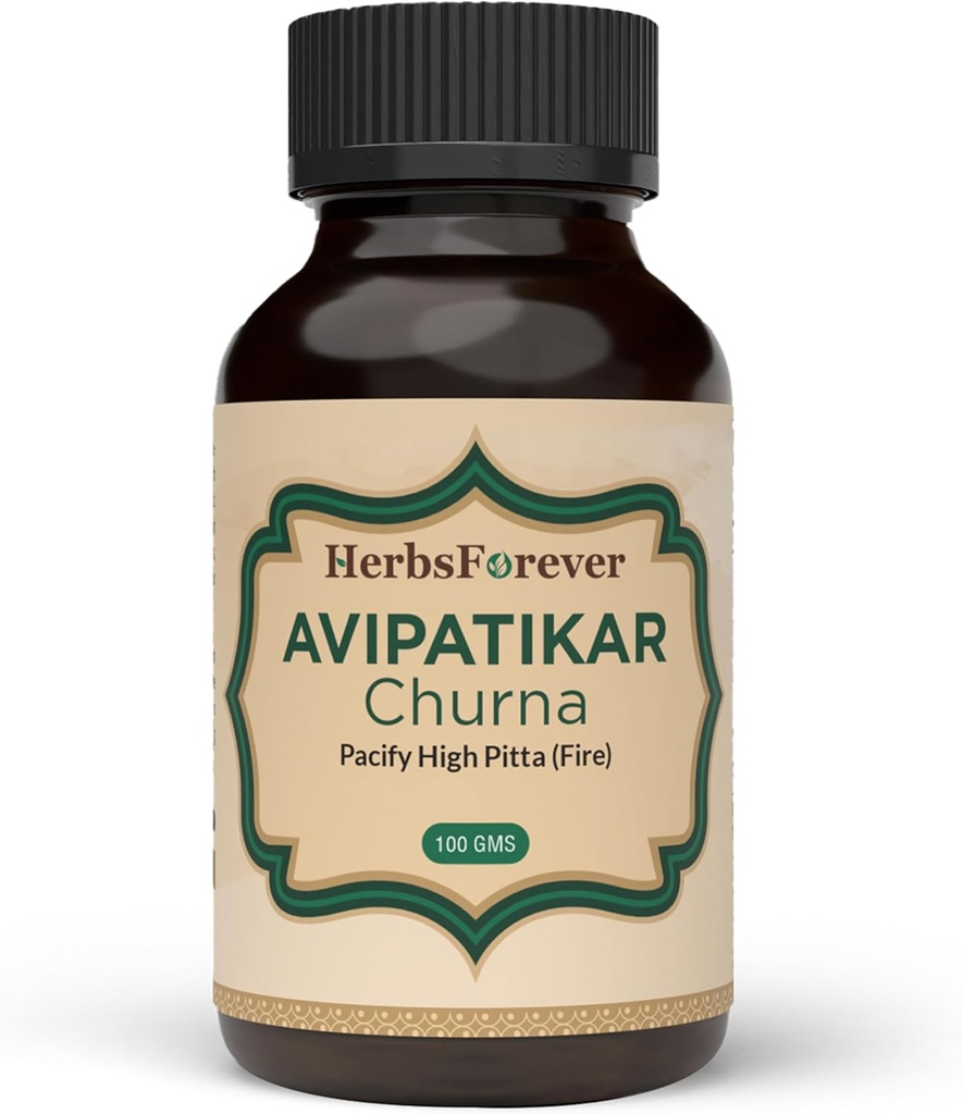 Herbsforever Avipatikar Churna.com Supplément à base de plantes ayurvédiques pour le soutien digestif et la santé gustative.