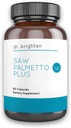 Dr. Brighten Saw Palmetto Plus - Supplément nutritionnel naturel pour les femmes - PCOS Support pour prévenir la perte de cheveux peau huileuse