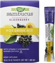 Nature's Way Nature's Way Sambucus Mélange de boisson chaude apaisante aux ailerons, avec vitamine C et échinacée, 10 comtes, miel Lemon-Berry, 10 comtes (paquet de 12)