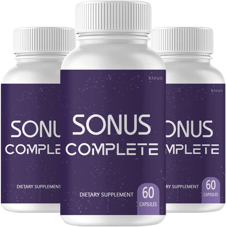 (3 Pack) Sonus Complete - Sonus Complete Supplément de support pour acouphènes (180 Capsules)
