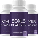 (3 Pack) Sonus Complete - Sonus Complete Supplément de support pour acouphènes (180 Capsules)