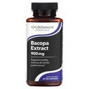LifeSeasons Essentials - Supplément d'extrait de Bacopa - Soutien Mémoire et attention mentale - Promotion d'une réponse au stress en santé - Boost Fonction cognitive - 900mg par portion - 60 Capsules