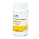 Klaire Labs SFI Health N-acétyl-L-Cysteine 500mg - Précurseur de glutathion acide amino NAC - Supplément pour soutenir la protection antioxydante cellulaire - Hypoallergénique, sans soja, sans maïs (90 capsules)