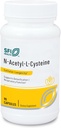 Klaire Labs SFI Health N-acétyl-L-Cysteine 500mg - Précurseur de glutathion acide amino NAC - Supplément pour soutenir la protection antioxydante cellulaire - Hypoallergénique, sans soja, sans maïs (90 capsules)