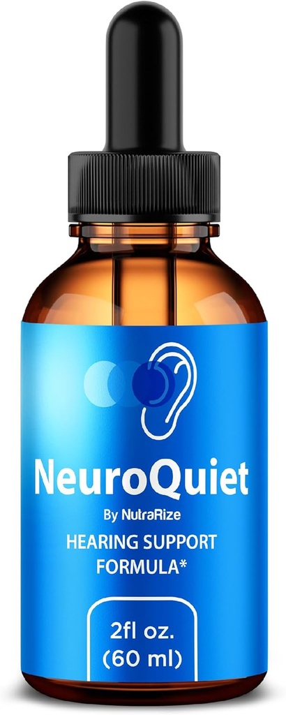 NeuroQuiet Drops – Formule officielle de soutien auditif avec des ingrédients naturels pour aider à maintenir le bien-être de l'oreille, examen de Gotas Premium (30 portions)