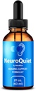 NeuroQuiet Drops – Formule officielle de soutien auditif avec des ingrédients naturels pour aider à maintenir le bien-être de l'oreille, examen de Gotas Premium (30 portions)