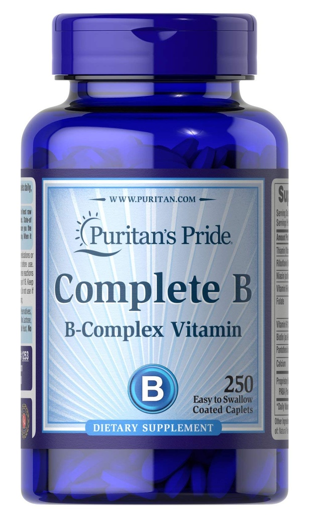 La fierté de Puritan Complete B (Complexe Vitamine B)