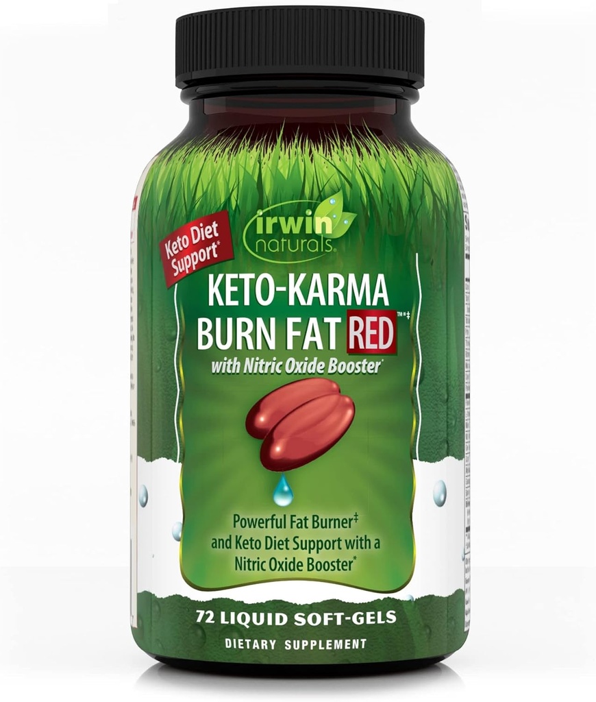 Irwin Naturals Keto-Karma Burn Fat Rouge 72 Sgels
