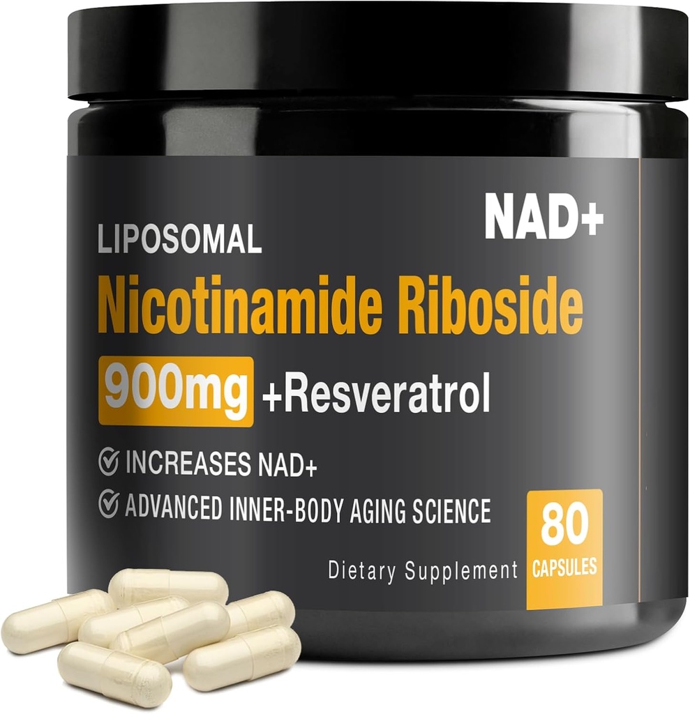 NAD+ Supplement - NAD+ with Nicotinamide Riboside (NR) and Resveratrol Quercetin 900mg, USA-063-0911XL-115NAD