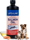 Huile de saumon pour animaux de compagnie Omega-3 DHA Supplément pour chiens et chats