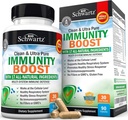 Supplément Immunity Boost avec Elderberry, Vitamine A, Echinacea & Zinc + Vitamine C 1000mg Capsules avec Zinc, Rose HIPS & Bioflavonoïdes