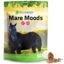 Herbes argentées Mare Moods Horse Calming Supplément - Natural Hormone Balance & Calme pour les chevaux - Herbal Horse Suppléments pour l'humeur et le soutien de la reproduction - 1 lb 60 jours