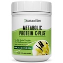 NaturalSlim Protéine Poudre avec Vitamines et Minéraux Métabolique C-Plus - Poudre de remplacement de repas Fortifiée avec Vitamine C, Zinc et Amino Acid - Chocolate Protéine Poudre 10 portions 1,1 lb.