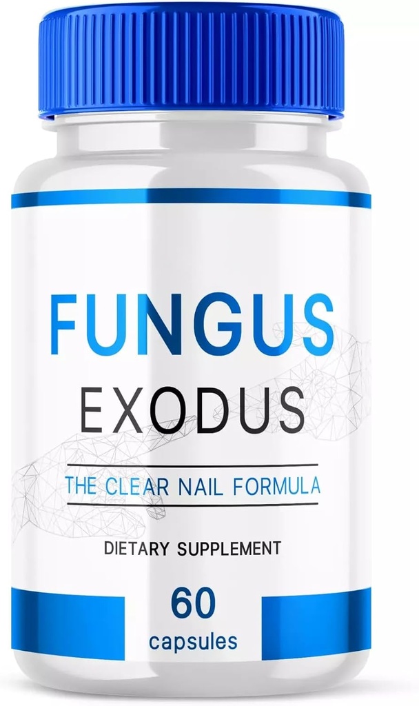 Exode de champignons Les pilules de formule de ongles clairs, les ongles de champignons probiotiques (60 capsules)