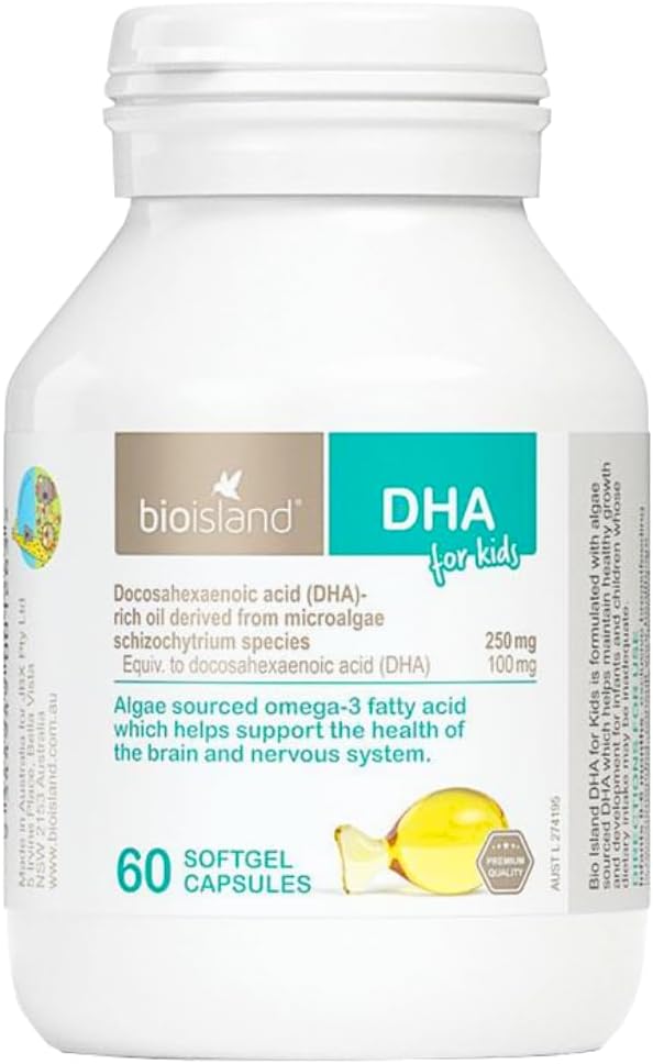 Bio Island DHA Kids 60 Capsules