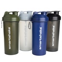 Smartshake Lite 4-Pack Protein Shaker Bouteille 1000 ml de 34 oz - Vis étanche - BPA Gratuit – Unisexe - Mist Gray, Vert de l'Armée, Noir, Bleu marine