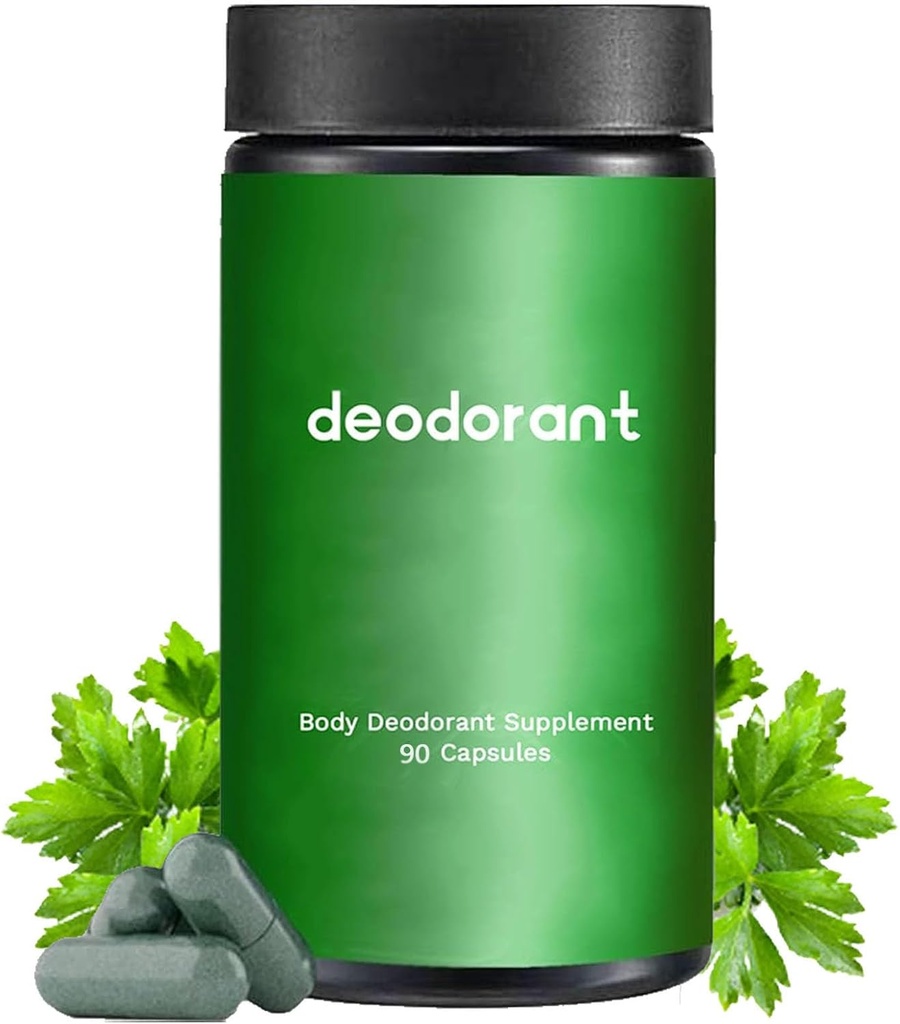 Supplément désodorisant corporel, gélules de supplément désodorisant corporel (90 gélules)