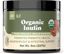 Poudre d'inuline 8oz, enzymes digestives 100 Capsules, Gallbladder Complete 8oz, foie Complete 8oz et Psyllium entier Poudre de musc 100 Capsules