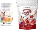 BariatricPal 30 jours Bariatric Vitamine Bundle (Multivamine ONE 1 par jour! Mâcher avec 45mg de fer - Citrus orange et Citrate de calcium Mâches douces 500mg avec probiotiques - Twist fraise)